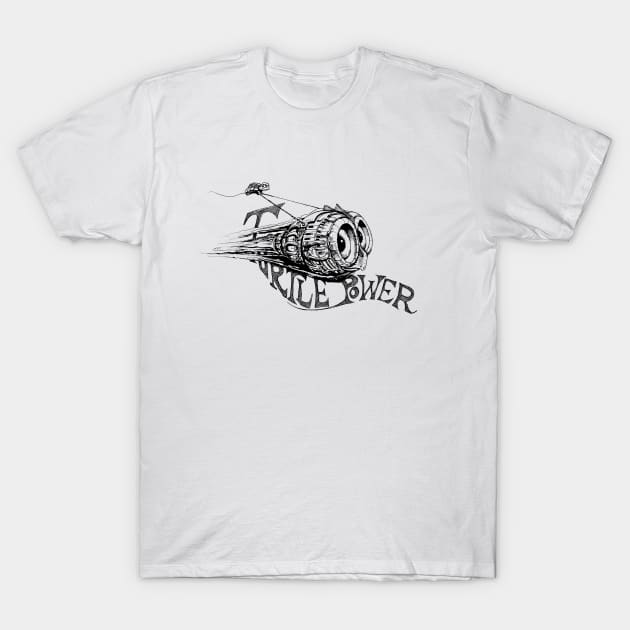 Inktober 1 Turtlepower T-Shirt by Lefrog